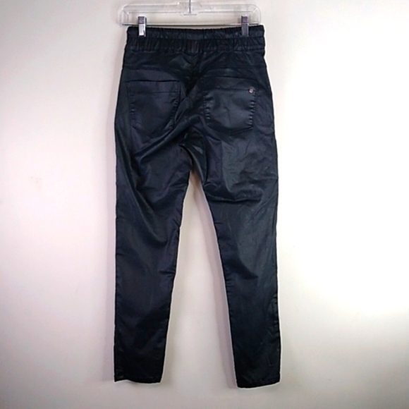 Bevy Flog - Blue/Black Elastic Waist Pant - Size 25 - Picture 5 of 7